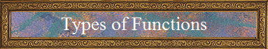 Types of Functions